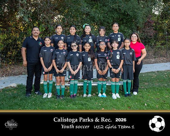 U12 Girls Team 1